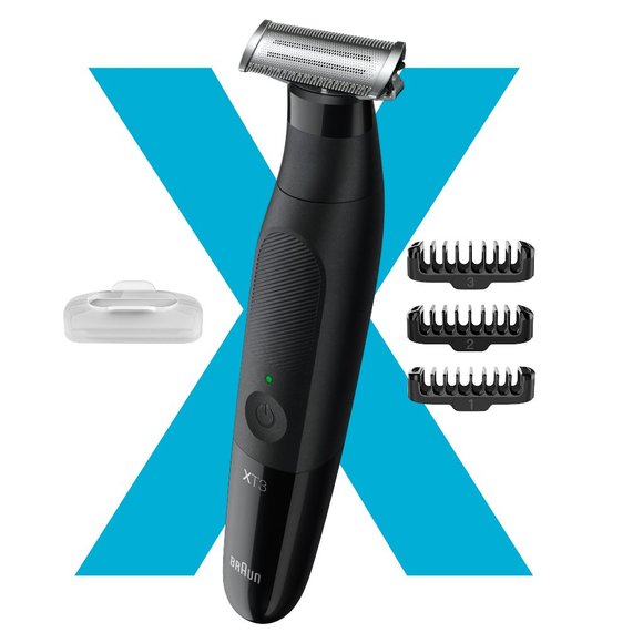 Series XT3 - Beard Trimmer, Shaver, Electric Razor for Men, Manscaping Kit, Dura